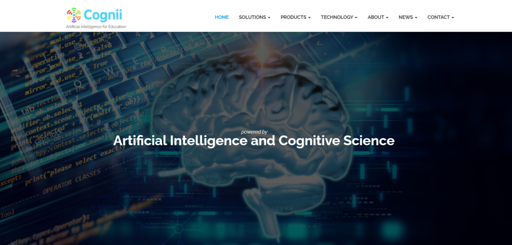 Artificial intelligence for cognitive development by Cognii