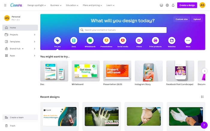Canva AI Tool for Product Designing