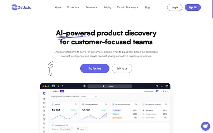 Zeda.io AI Tools for Product Managers